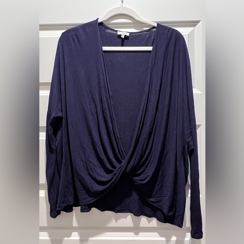 Tobi draped, low cut top